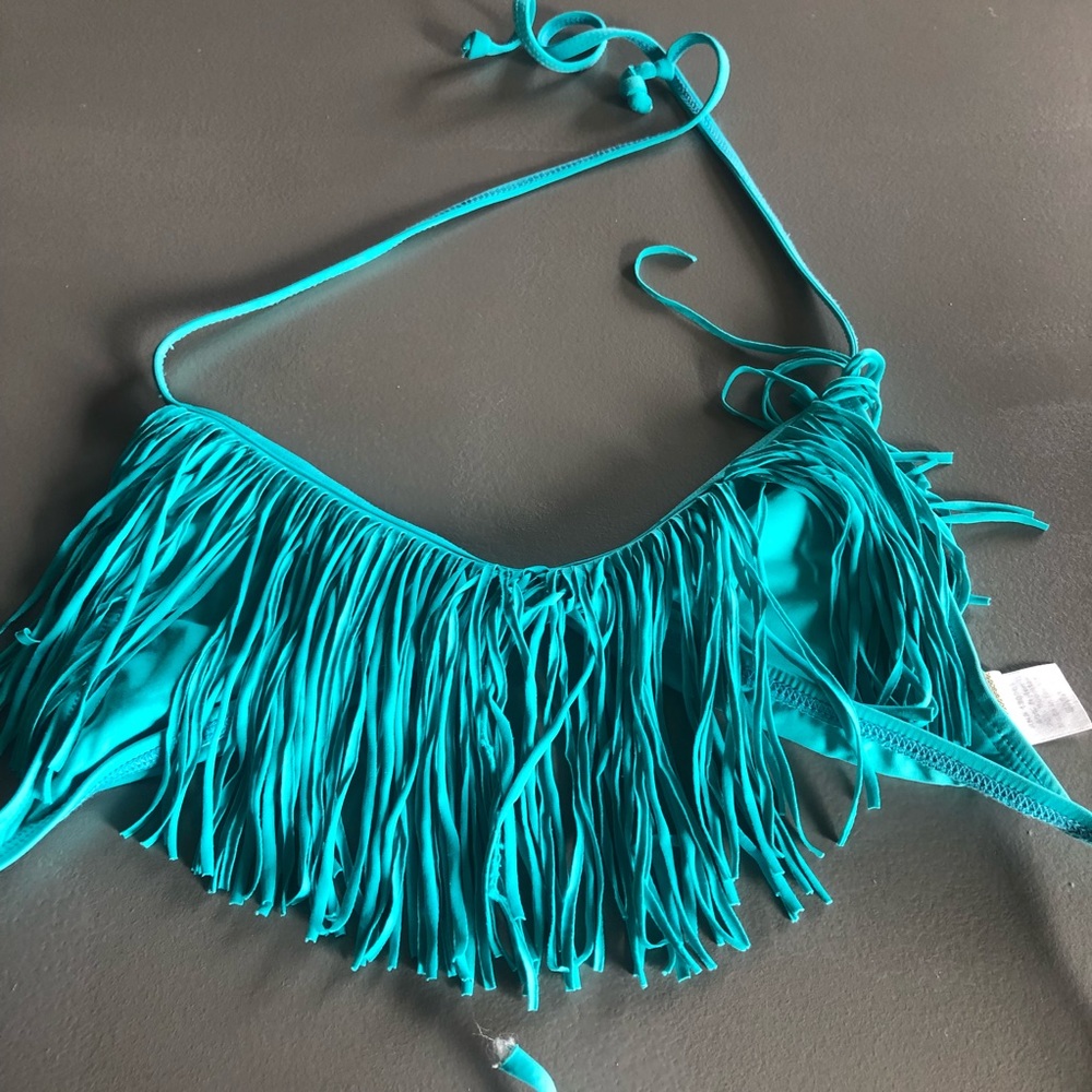 L space fringe bathing suit top - Picture 2 of 4